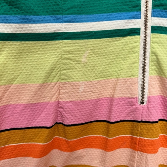 Tracy Reese x Anthropologie Coastal Stripe Shift Dress Multicolor Size L Petite - Picture 5 of 10